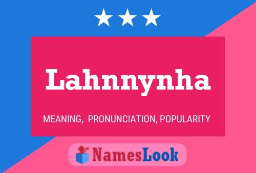 ملصق اسم Lahnnynha