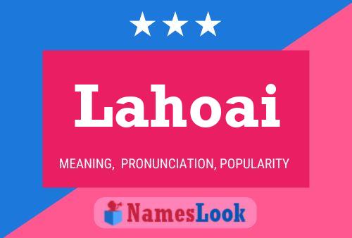 ملصق اسم Lahoai