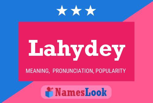 ملصق اسم Lahydey