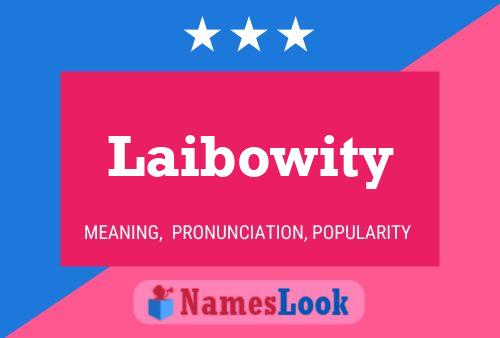 ملصق اسم Laibowity