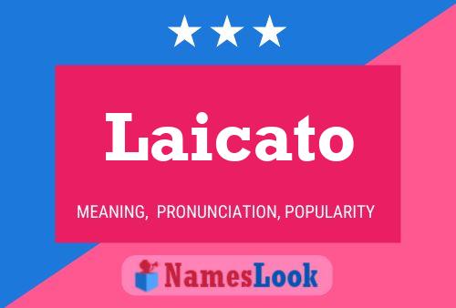 ملصق اسم Laicato