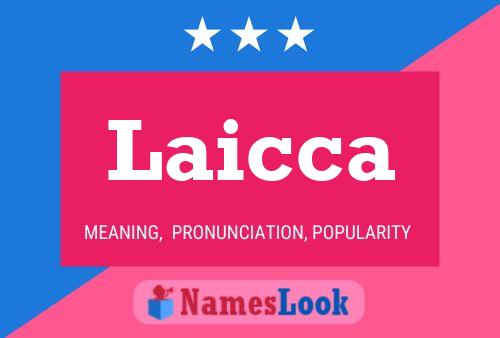 ملصق اسم Laicca