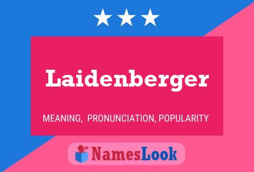 ملصق اسم Laidenberger