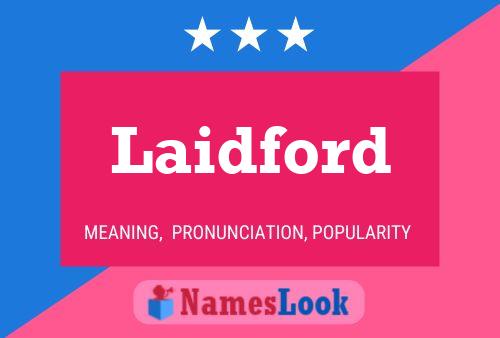 ملصق اسم Laidford