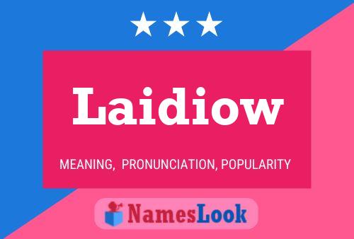 ملصق اسم Laidiow