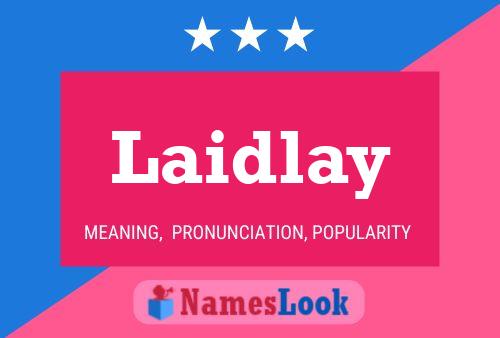 ملصق اسم Laidlay