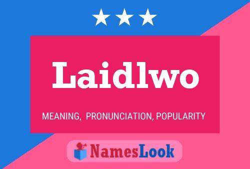 ملصق اسم Laidlwo