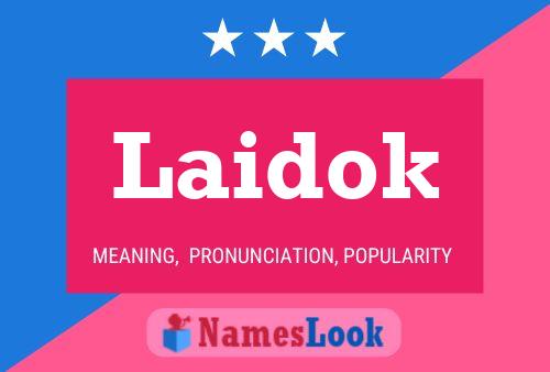 ملصق اسم Laidok