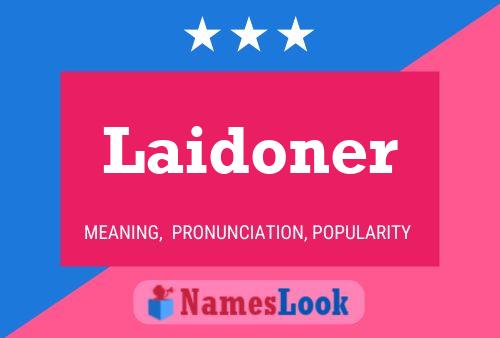 ملصق اسم Laidoner