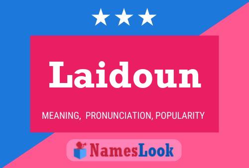 ملصق اسم Laidoun