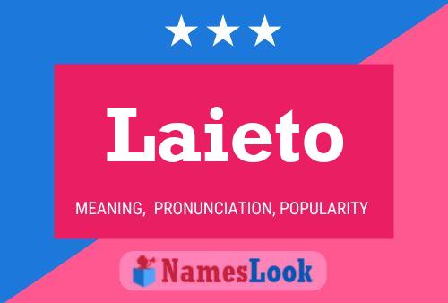 ملصق اسم Laieto