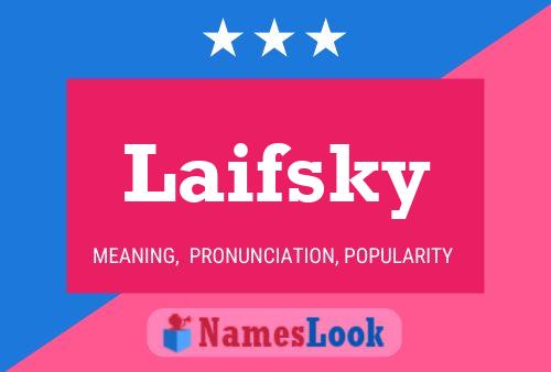 ملصق اسم Laifsky