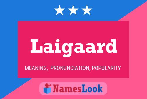 ملصق اسم Laigaard