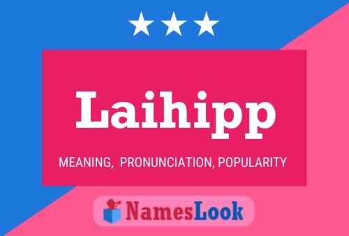 ملصق اسم Laihipp