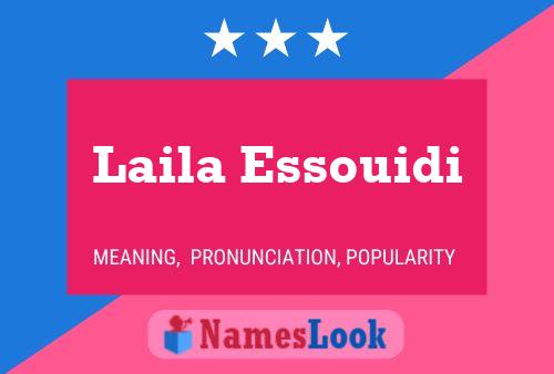 ملصق اسم Laila Essouidi