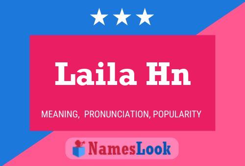 ملصق اسم Laila Hn