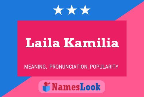 ملصق اسم Laila Kamilia