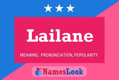 ملصق اسم Lailane