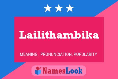 ملصق اسم Lailithambika