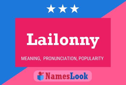 ملصق اسم Lailonny