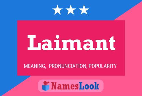 ملصق اسم Laimant