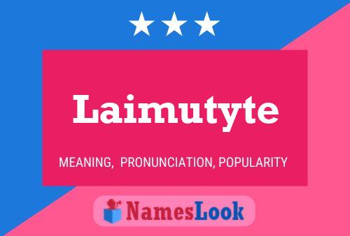 ملصق اسم Laimutyte