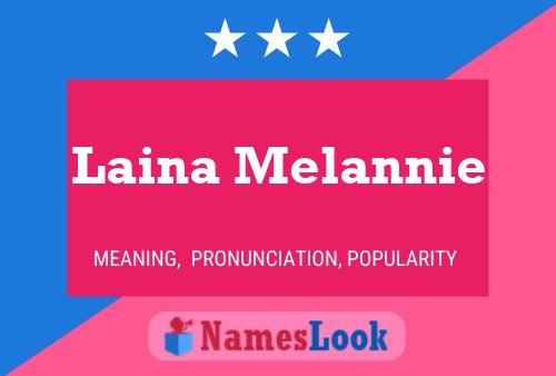 ملصق اسم Laina Melannie