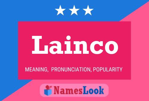 ملصق اسم Lainco