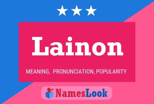 ملصق اسم Lainon