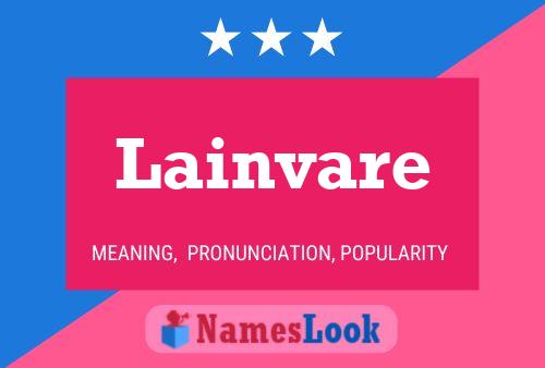 ملصق اسم Lainvare