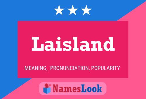 ملصق اسم Laisland