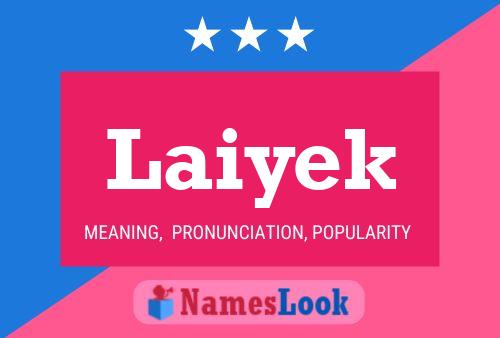 ملصق اسم Laiyek