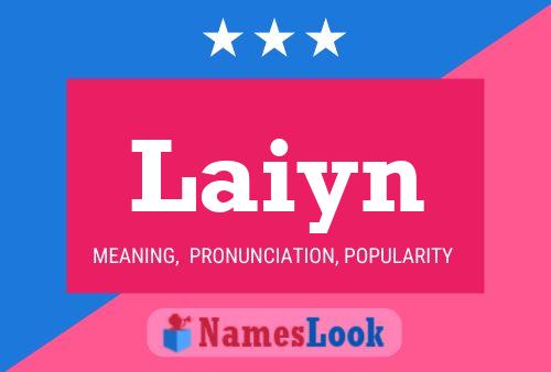 ملصق اسم Laiyn