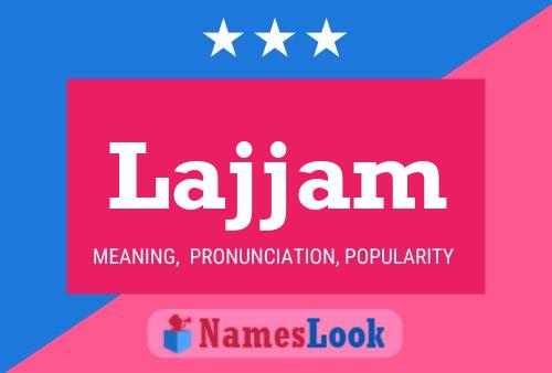 ملصق اسم Lajjam