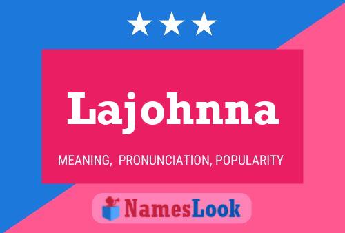 ملصق اسم Lajohnna