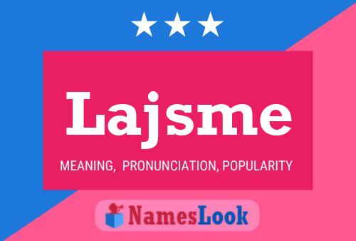 ملصق اسم Lajsme