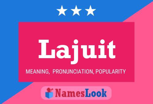 ملصق اسم Lajuit