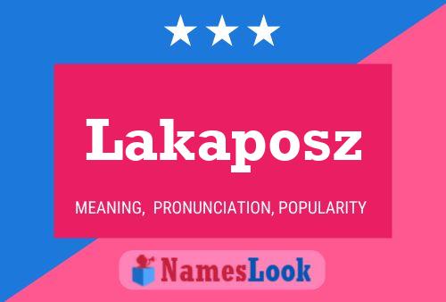 ملصق اسم Lakaposz