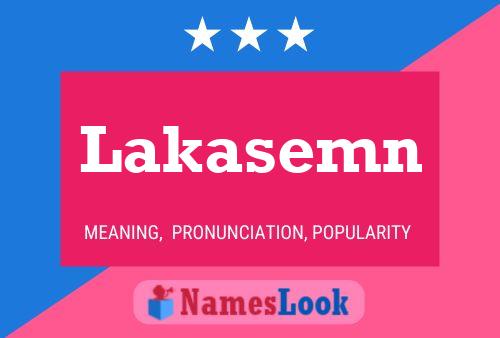 ملصق اسم Lakasemn