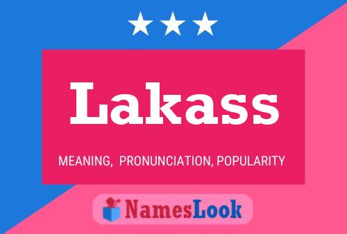 ملصق اسم Lakass