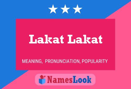 ملصق اسم Lakat Lakat