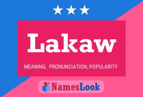 ملصق اسم Lakaw