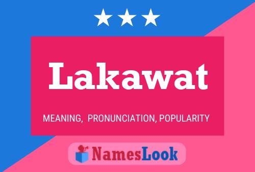 ملصق اسم Lakawat