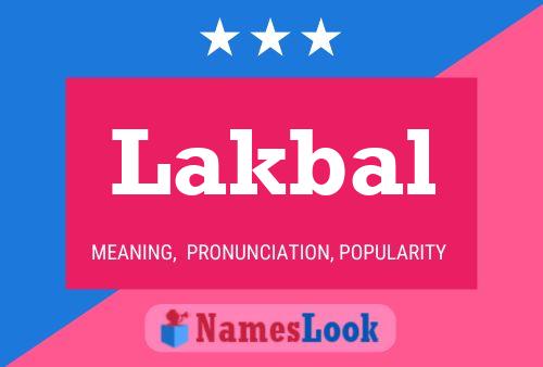 ملصق اسم Lakbal