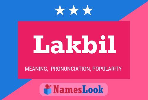 ملصق اسم Lakbil