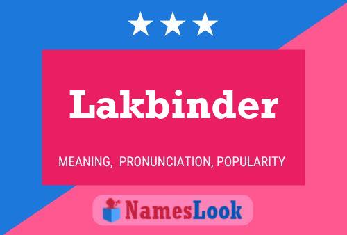 ملصق اسم Lakbinder