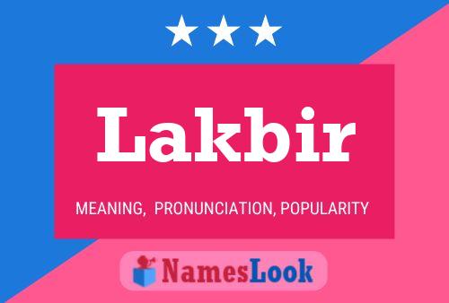 ملصق اسم Lakbir