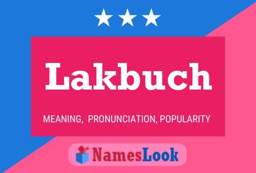 ملصق اسم Lakbuch