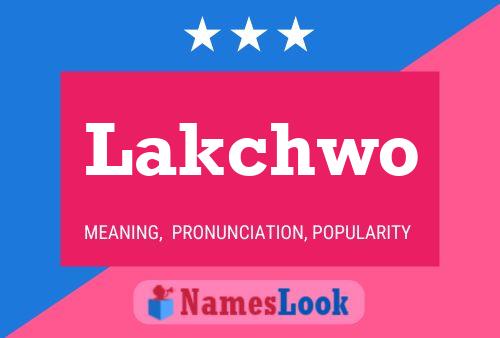 ملصق اسم Lakchwo