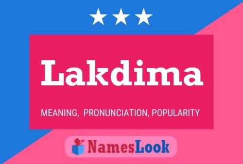 ملصق اسم Lakdima